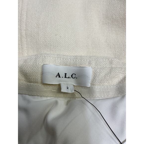 A.L.C. 'Elsie' White Linen Dress Size 2 - NWT - Picture 4 of 5